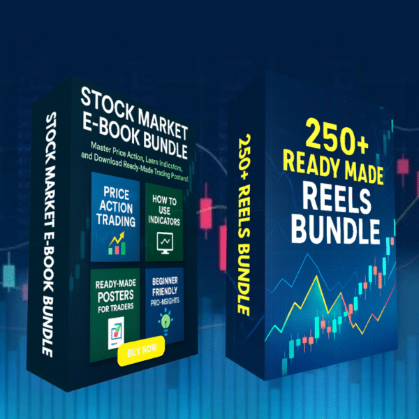 stock market e book and 250+ reels bundle