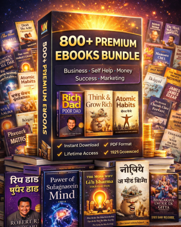 800+ Premium Ebooks Bundle (Business, Money, Self-Help & Success Collection)